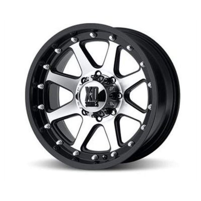 KMC XD Series Addict Wheel, Matte Black Machined, 18X9" - 5X5.5" Bolt Pattern, Back Spacing 4.5"