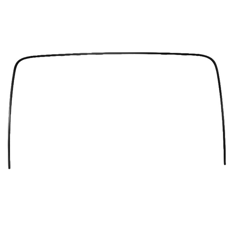 PPR Upper Metal Rear Windshield Glass Trim, Black - Sold Individually