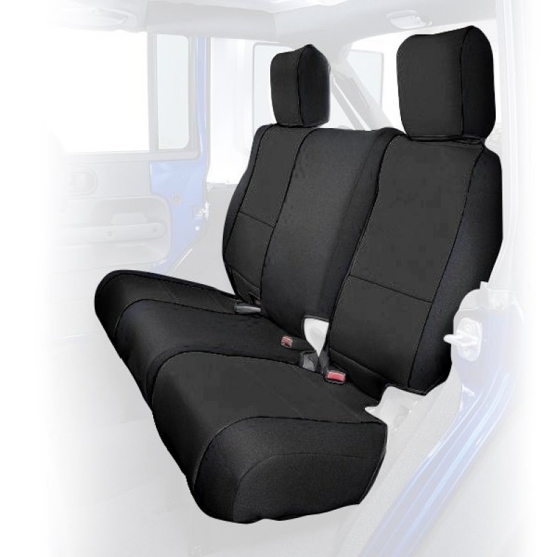 Economy Coverking Rear Seat Cover Neoprene Solid Black