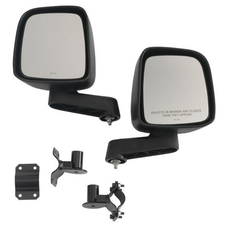 Warrior Products Tube Door Mirror Kit With Mirrors, Pair | Best Prices &  Reviews at Morris 4x4