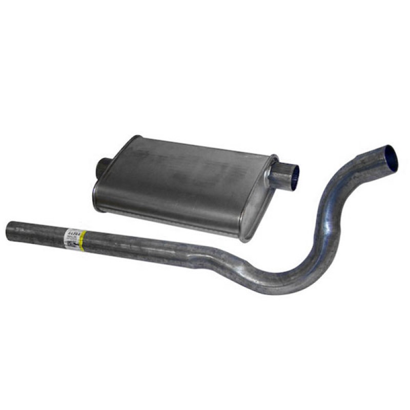 Crown Muffler And Tailpipe Assembly