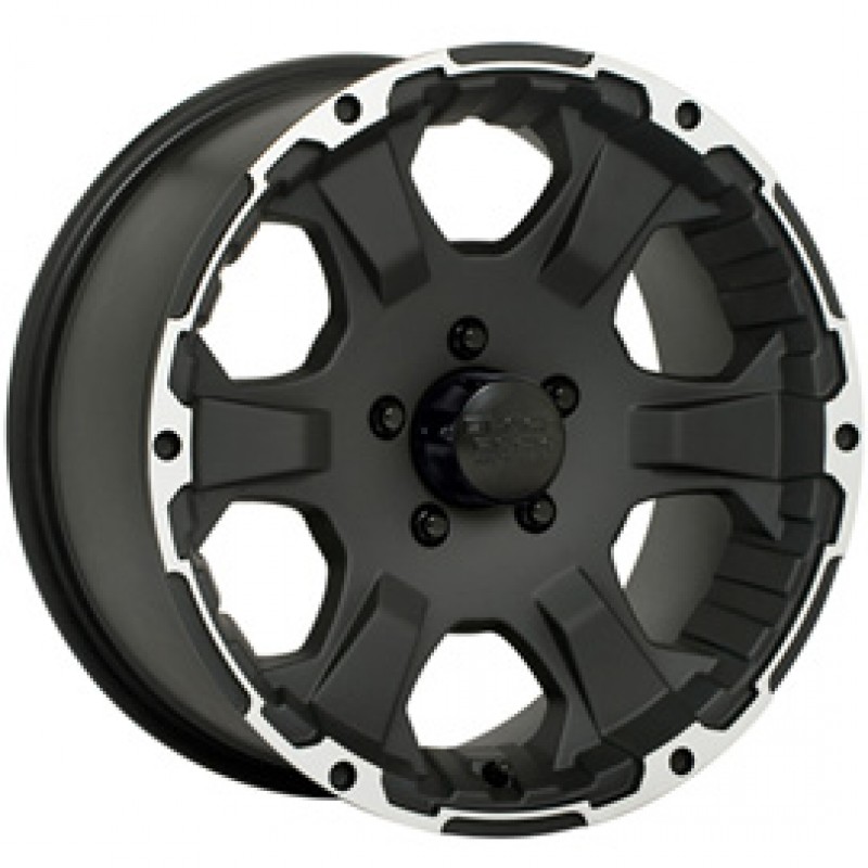 Black Rock Intruder Series 910B Aluminum Wheel 18x8.5" - Bolt Pattern 5x5.5" - Back Spacing 5.5" - Satin Black