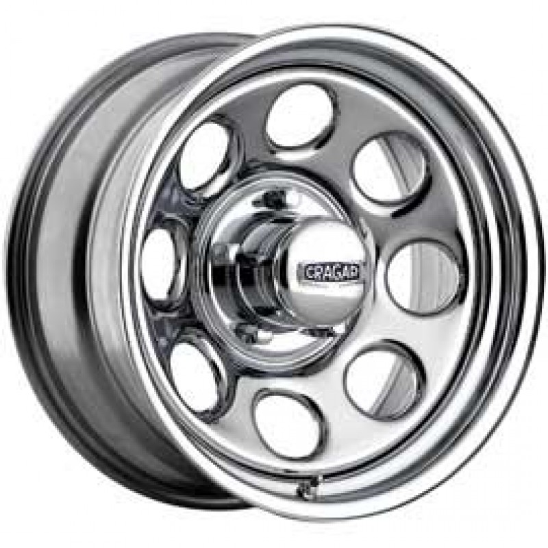 Cragar Series 398 Chrome Soft 8 Wheel 16x8 Bolt Pattern 5x5 5 Back Spacing 5 Best Prices Reviews At Morris 4x4