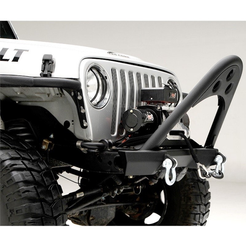 Smittybilt SRC Front Stinger Bumper - Textured Black