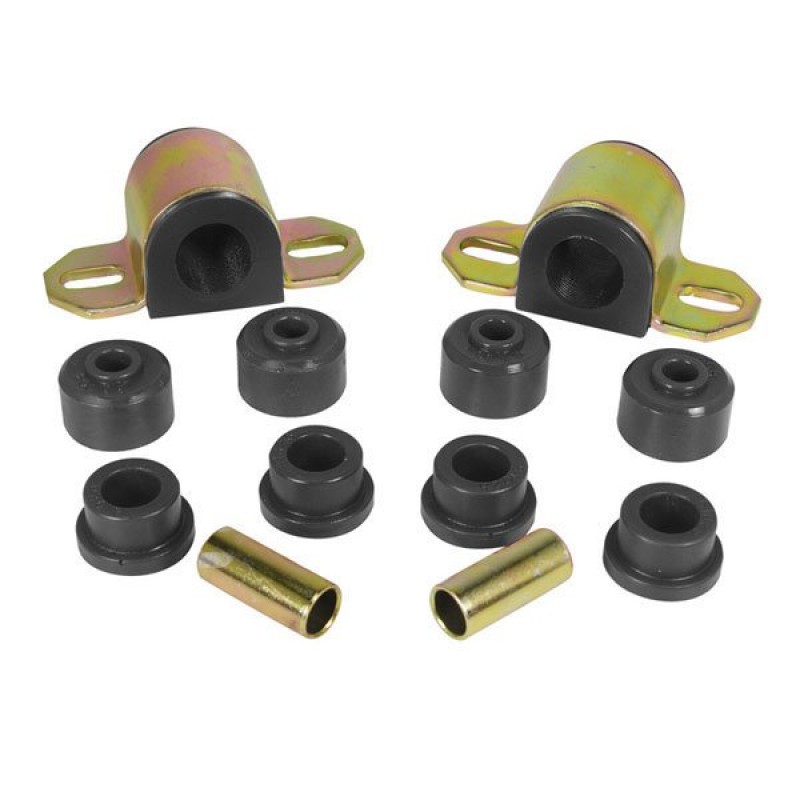 Rugged Ridge Bushing Kit, Front Swaybar, Black, Polyurethane