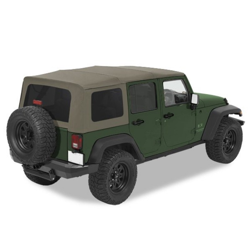 Mopar Sunrider Design Soft Top Kit Khaki Green Standard Fabric Best Prices Reviews At Morris 4x4