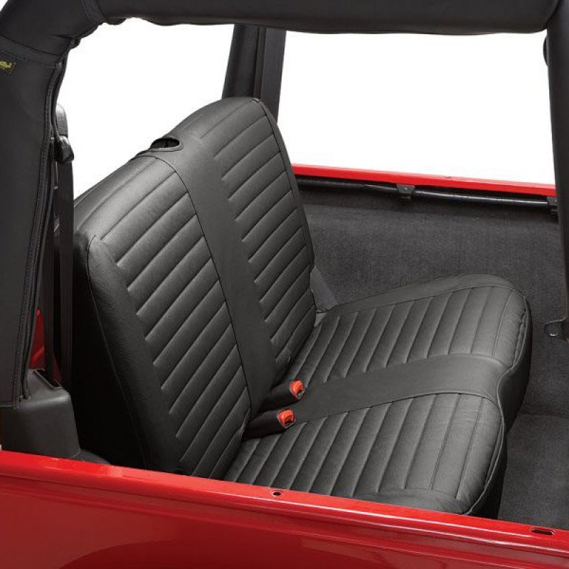 Bestop Seat Cover Rear Bench Black