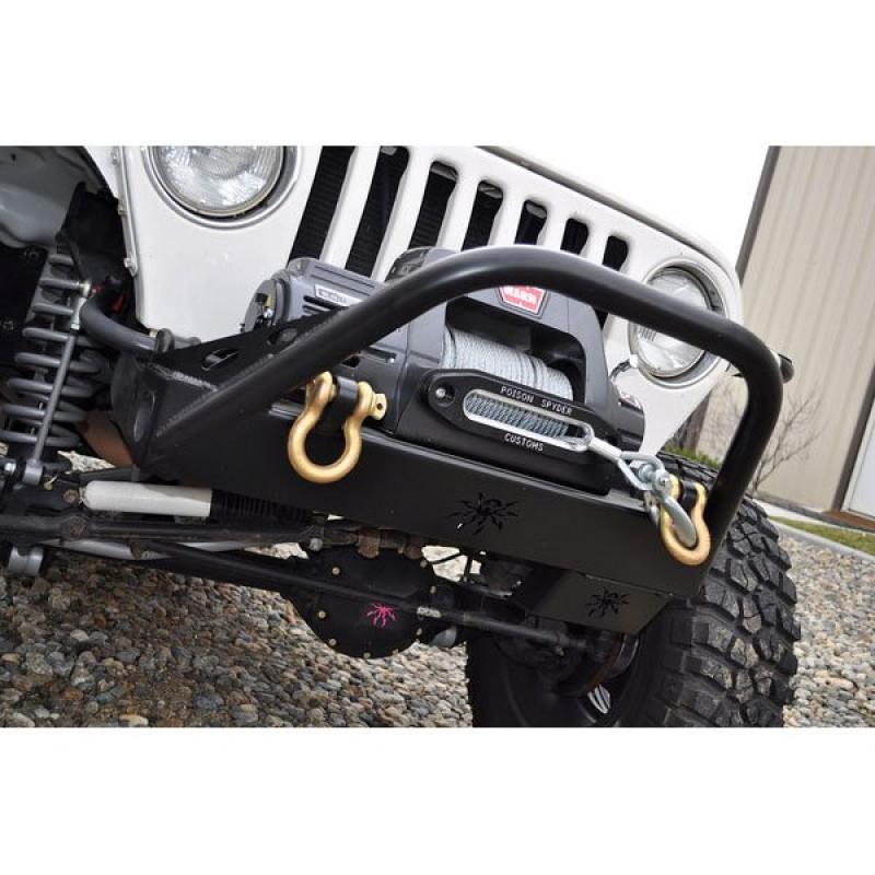 Poison Spyder BFH Front Bumper Bare Steel with Brawler Bar