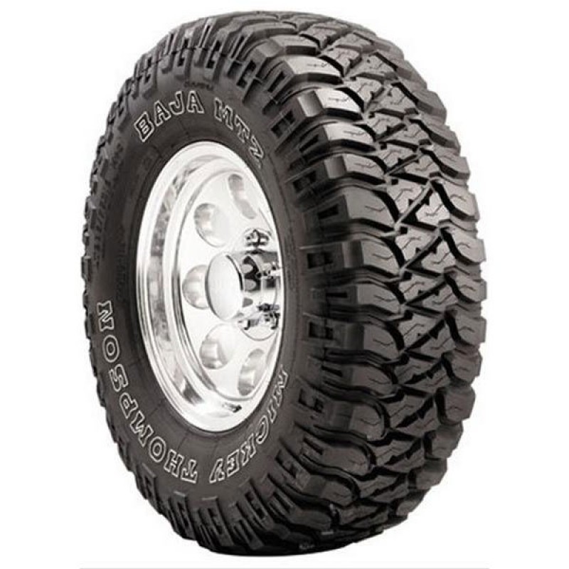 Mickey Thompson Baja MTZ Radial 35" Tire (White Outlined Letters) - 35x12.50R17LT