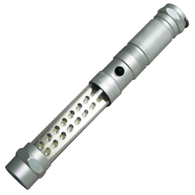 Smittybilt GB8 LED 8" Glove Box Flashlight, Silver