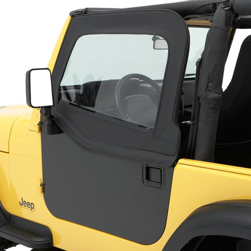 Bestop Element Upper Doors, Black Denim | Best Prices & Reviews at Morris  4x4