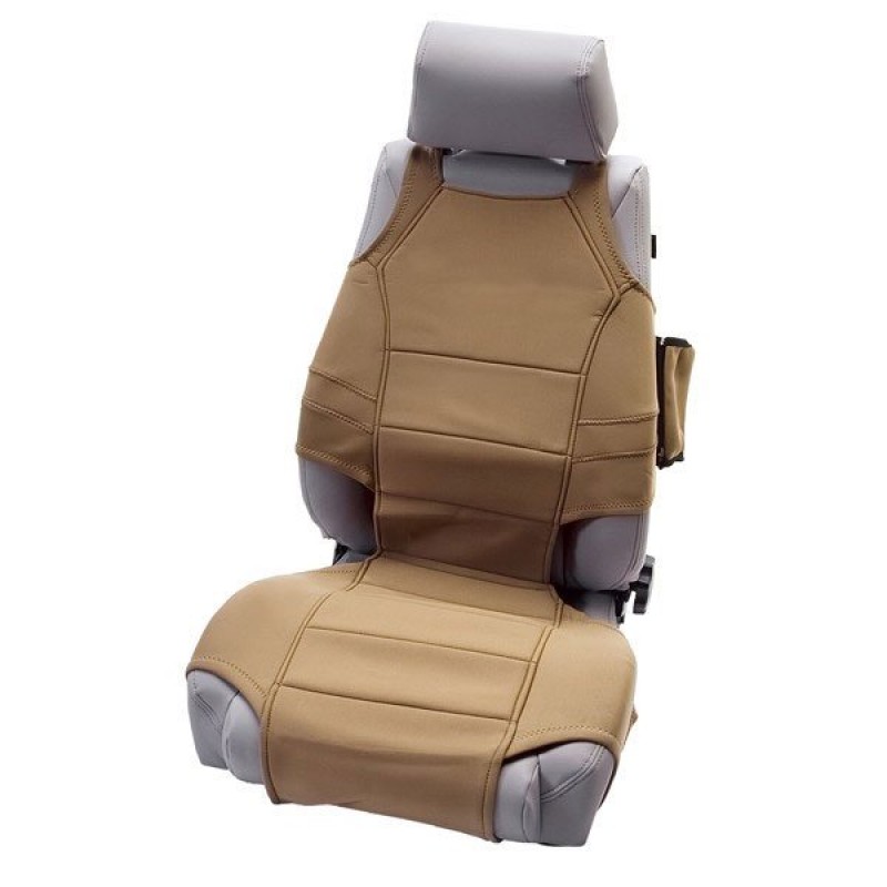 Rugged Ridge Neoprene Front Seat Vests, Tan - Pair