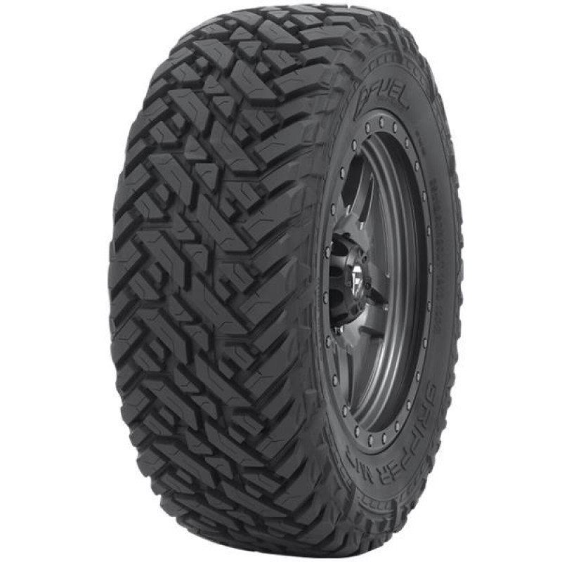 Fuel Off-Road Mud Gripper M/T Tire, Sold Individually - 33X12.50R22