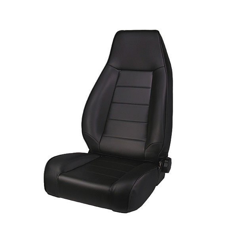 Rugged Ridge Front Seat Factory Style Replacement with Recliner Black Denim