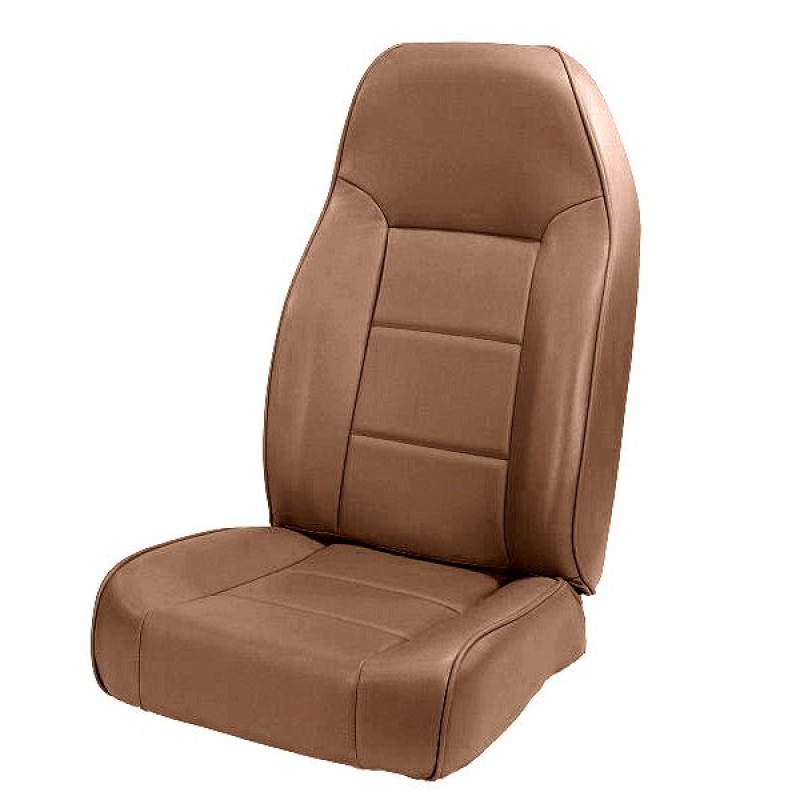 Rugged Ridge Front Standard High Back Bucket Seat, Non-Reclining - Tan |  Best Prices & Reviews at Morris 4x4