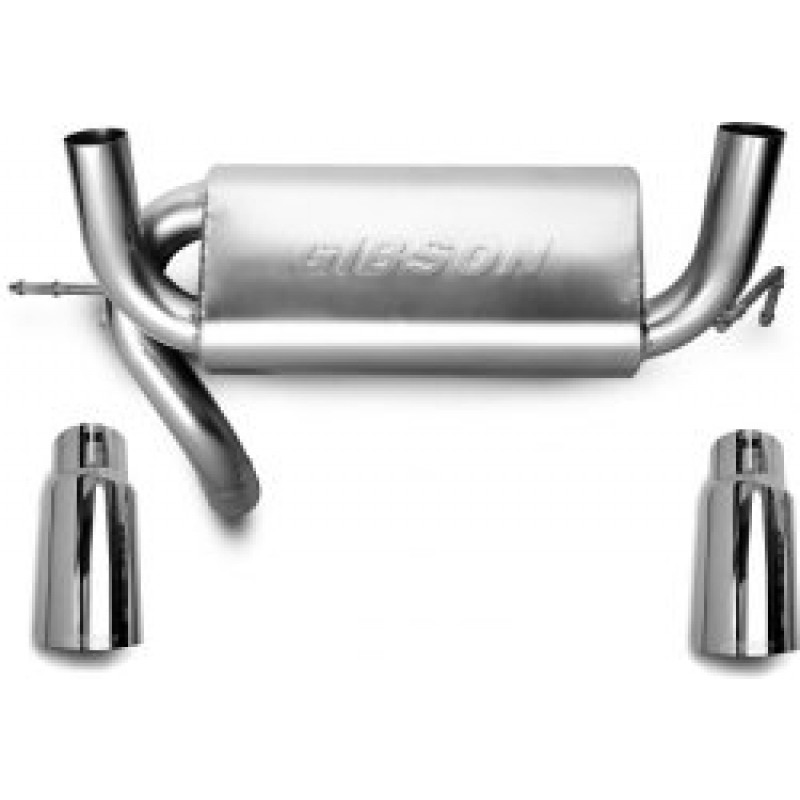 Gibson Cat-Back Performance Exhaust System, Dual Split Rear - Stainless