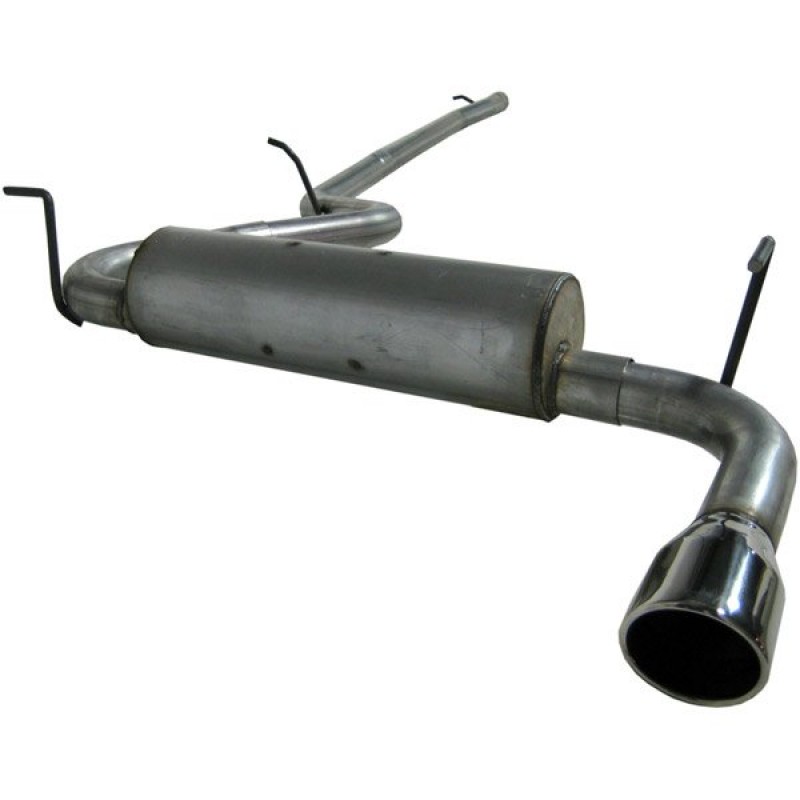 MBRP, Installer Series, 4" Cat-Back Single Exhaust System, (Aluminzied)