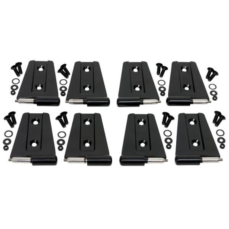 Kentrol Door Hinges Black Powder Coated Stainless Steel 8 Piece Set Best Prices Reviews At Morris 4x4