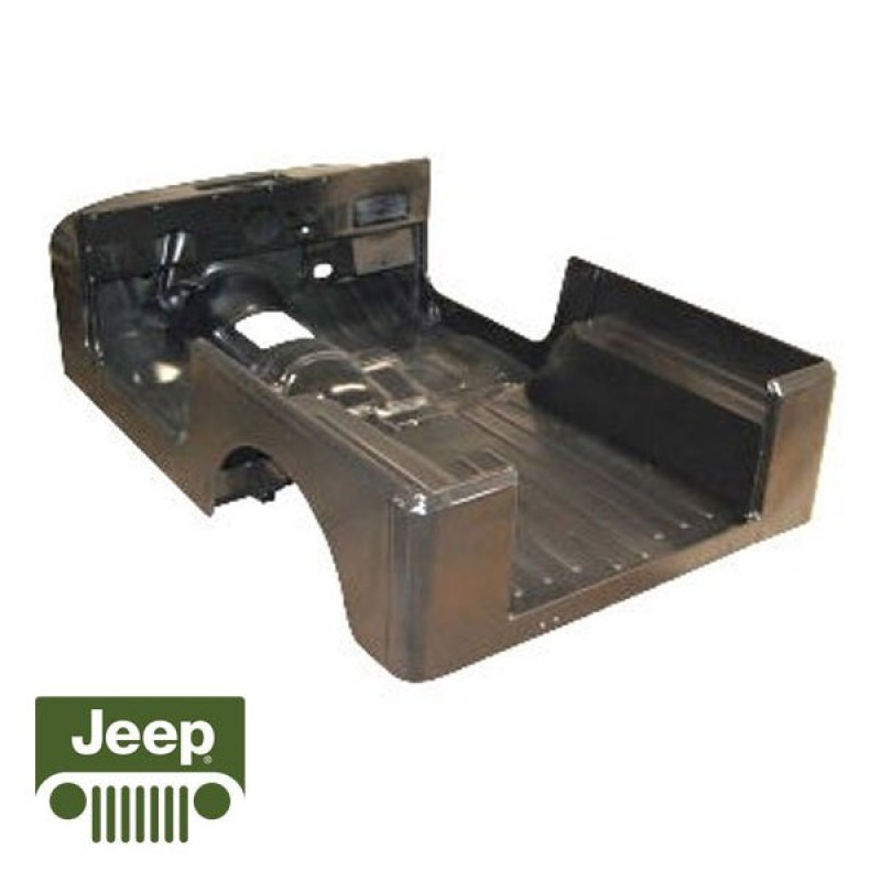 Omix Licensed MOPAR Restoration Steel Body Tub with JEEP logo (Tub Only)