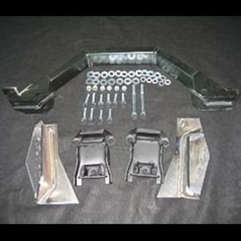 Weld-In Engine Mount Kit For Chevy V8 Engine Replacing 6 Cylinder