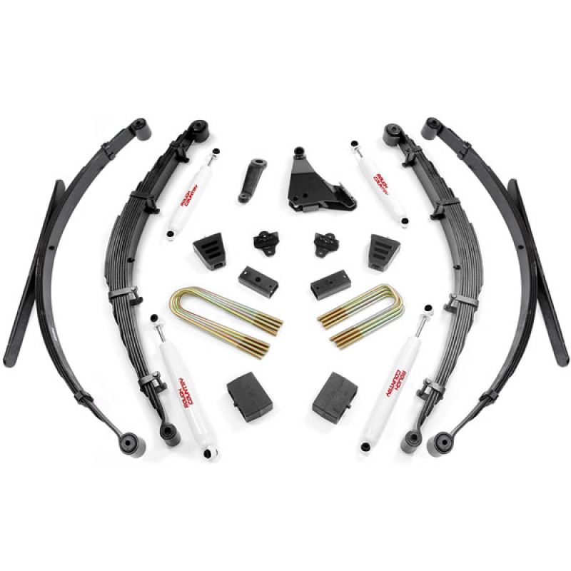 Rough Country 6" Suspension Lift Kit with Premium N2.0 Series Shocks and Leaf Springs