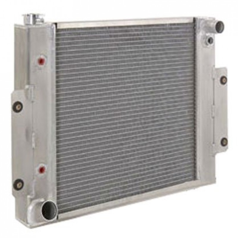 Be Cool Direct-Fit Aluminum Radiator for Standard V8 Conversions - Polished Finish