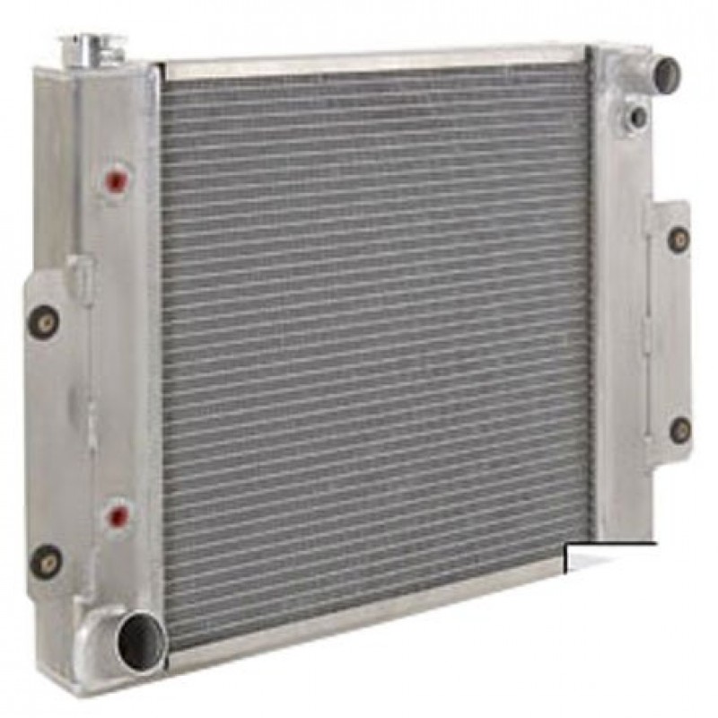 Be Cool Direct-Fit Aluminum Radiator for Automatic V8 Conversions - Polished Finish