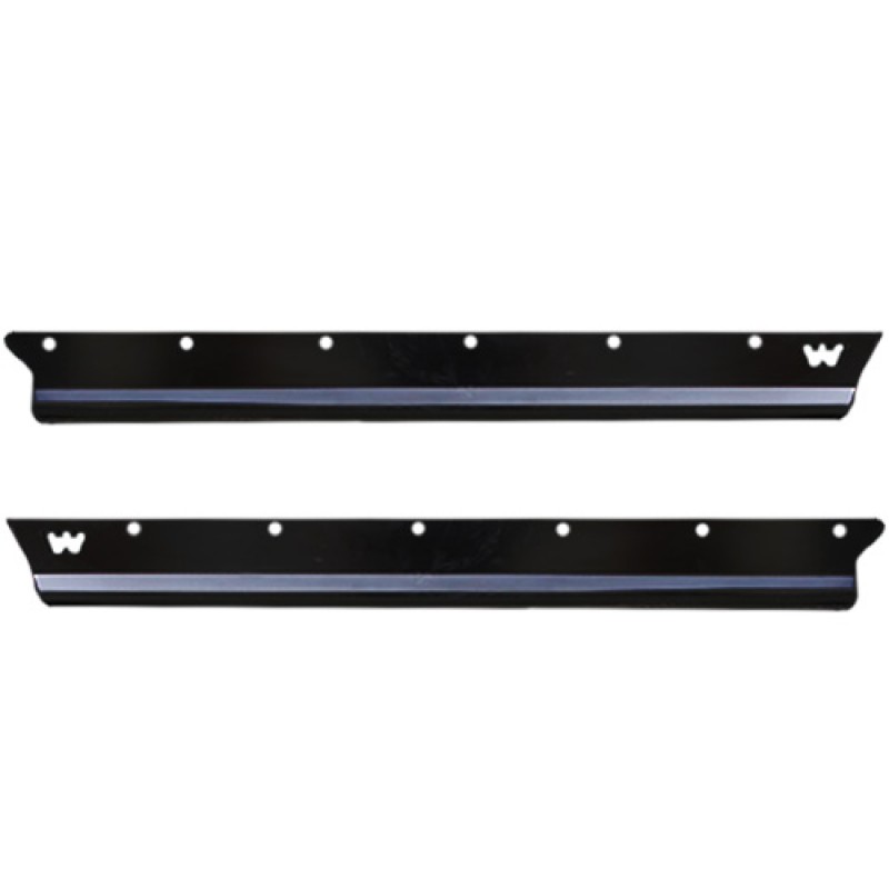 Warn Rock Sliders - Black Powder Coat