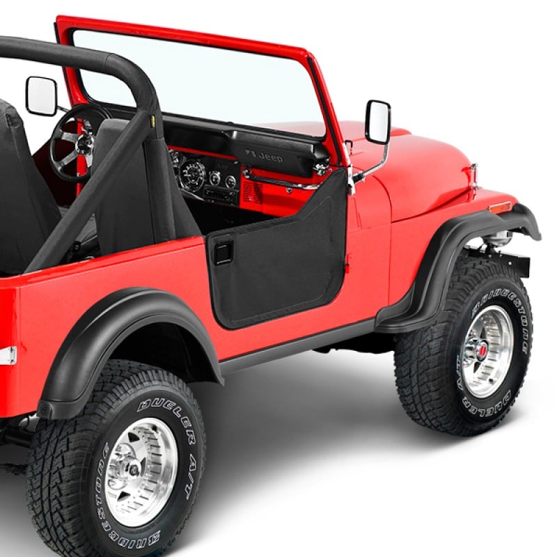 Bestop Half Door Black 53025 01