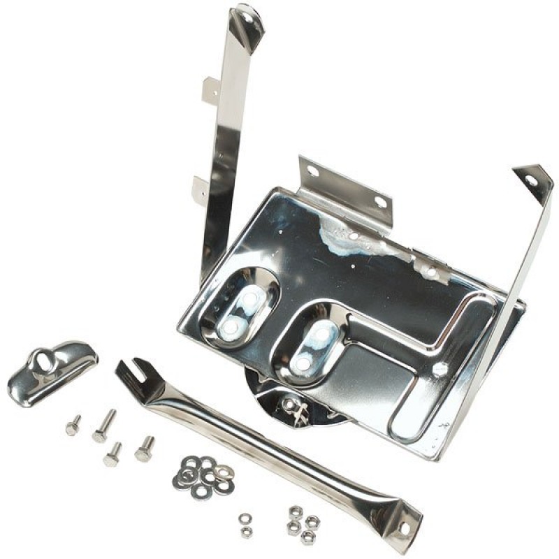 Kentrol Stainless Steel Battery Tray with Support Arm