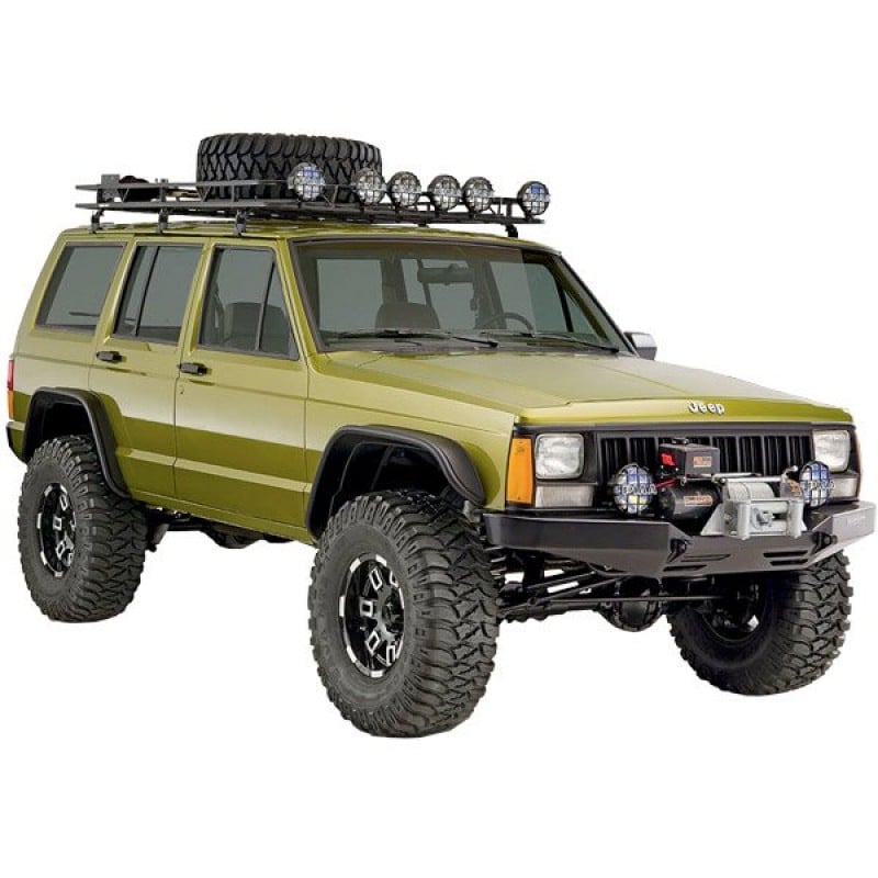 Bushwacker Flat Style Fender Flares Oem Matte Black Best Prices Reviews At Morris 4x4