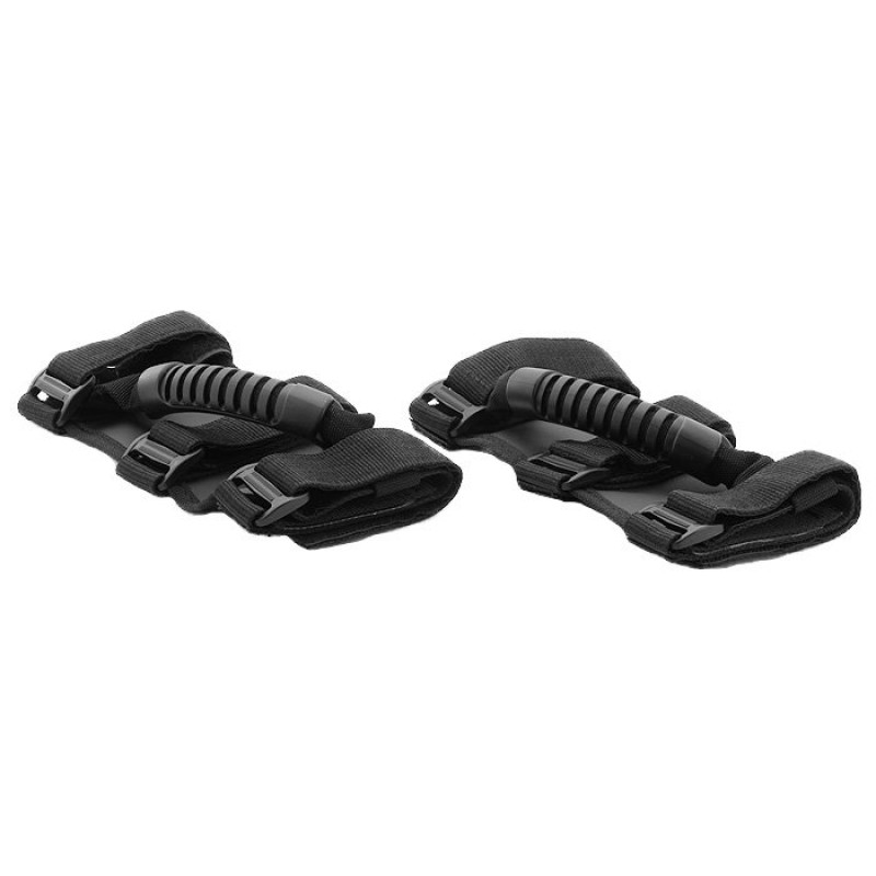 Rugged Ridge Ultimate Sport Bar Grab Handles, Black - Pair