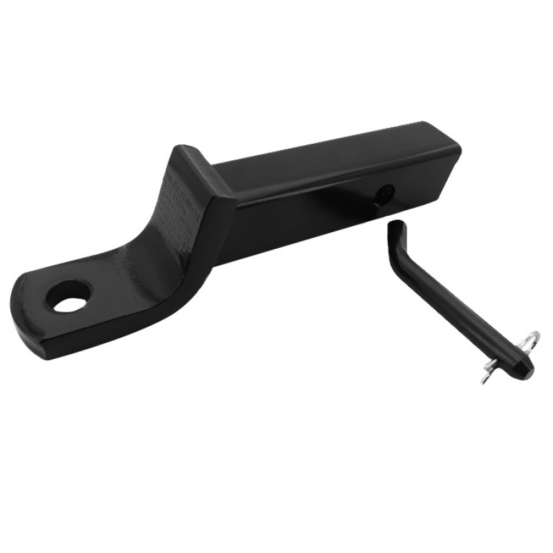 Rugged Ridge 2" Drawbar for a Hitch Ball Mount with Clip and Pin - Black