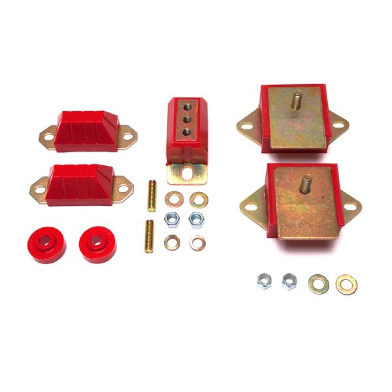 Rugged Ridge Drivetrain Kit - Red Polyurethane