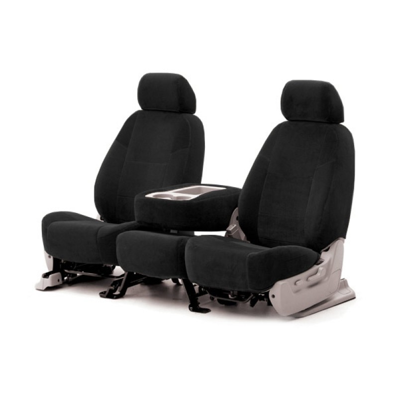 Coverking Front Seat Cover Velour Black