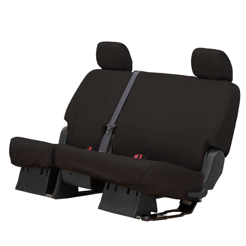 Covercraft SeatSaver 60/40 Split 2nd Row Seat Covers with 3 Adjustable Headrests - Polycotton, Charcoal - Pair
