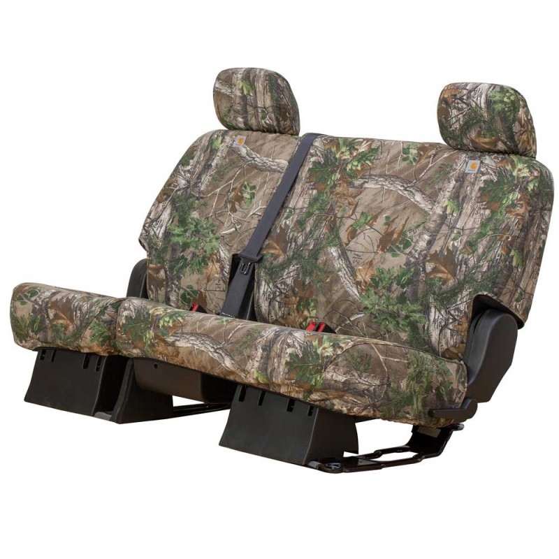 Covercraft Carhartt Custom Realtree Camo Rear Seat Cover - Xtra Green