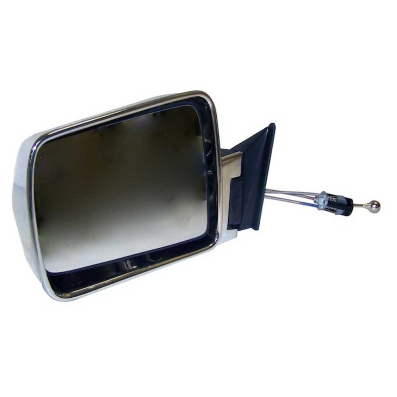 Crown Side Mirror With Foldaway, Left Side, Remote, Chrome, Sold Individually