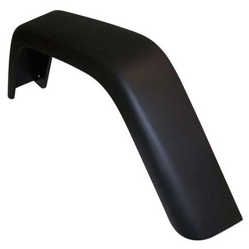 Crown 6-5/8" Rear Fender Flare, Textured Black - Right Side