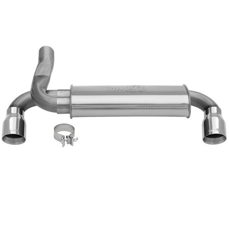 Dynomax Axle-Back Performance Exhaust System, Dual Exit, 2.5" Round - Stainless Steel