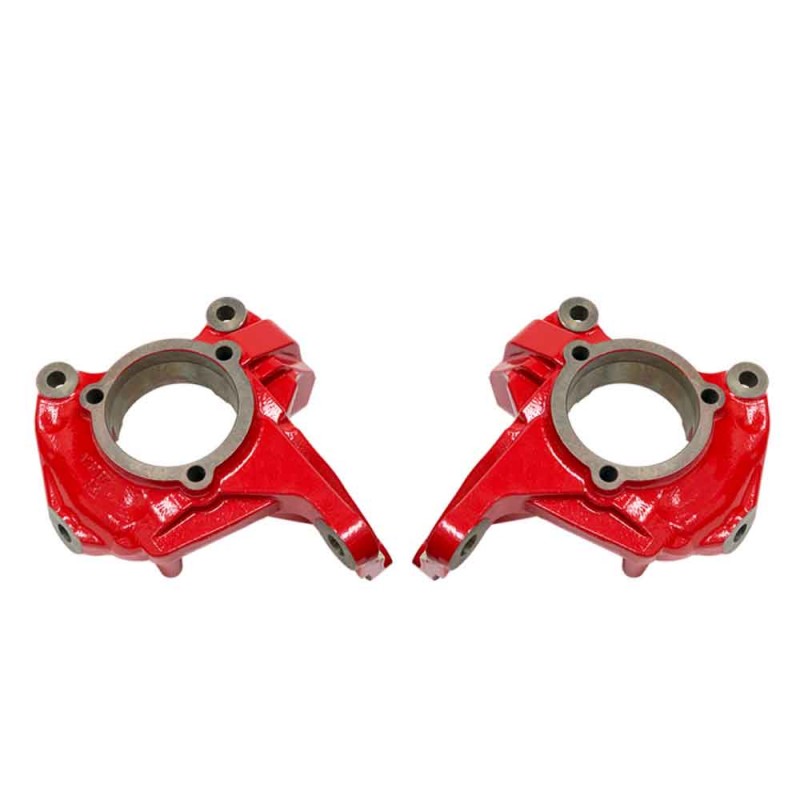 Rancho High-Steer Knuckles, Red - Pair