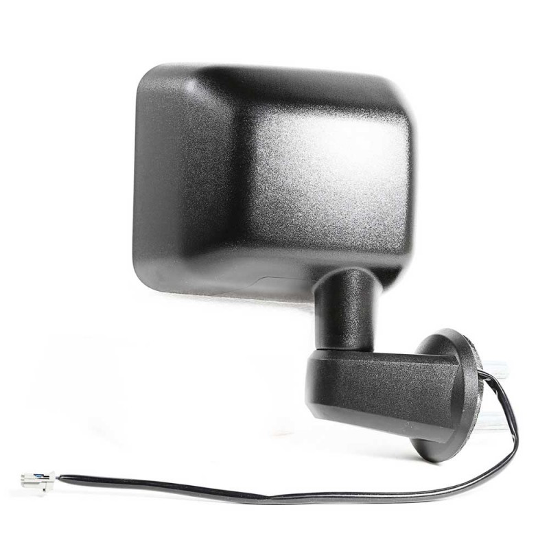 Omix Power Heated Mirror, Black - Right Side