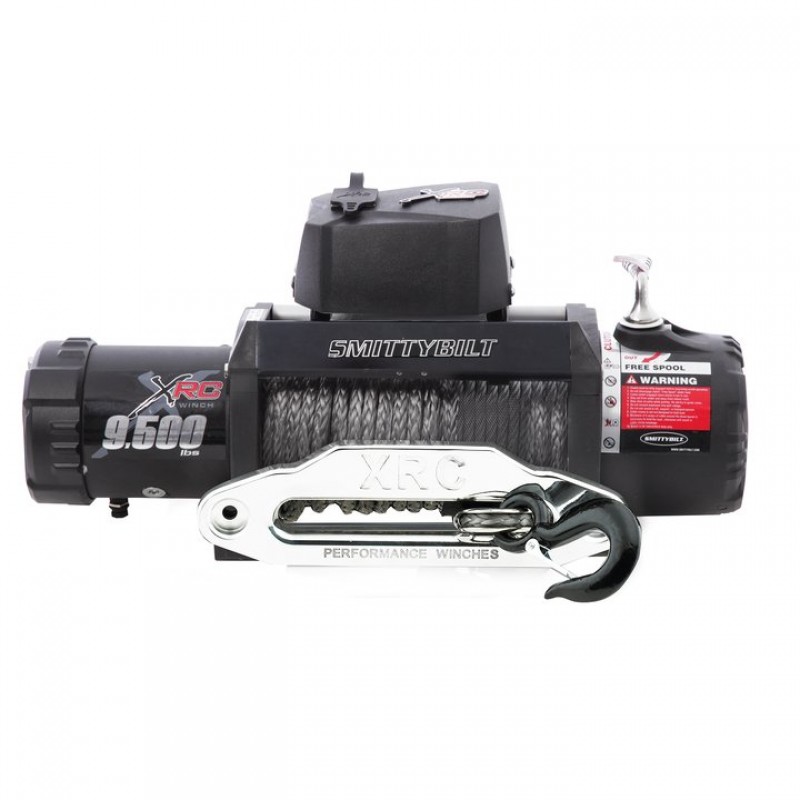 Smittybilt XRC-9.5 Comp Gen2 Waterproof Winch with Synthetic Rope and Aluminum Fairlead - 9,500 lbs.