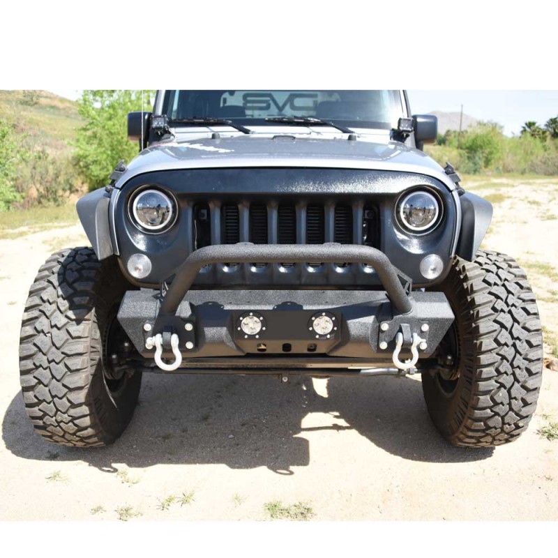 DV8 Off-Road Angry Eyes Front Grille, Textured Black