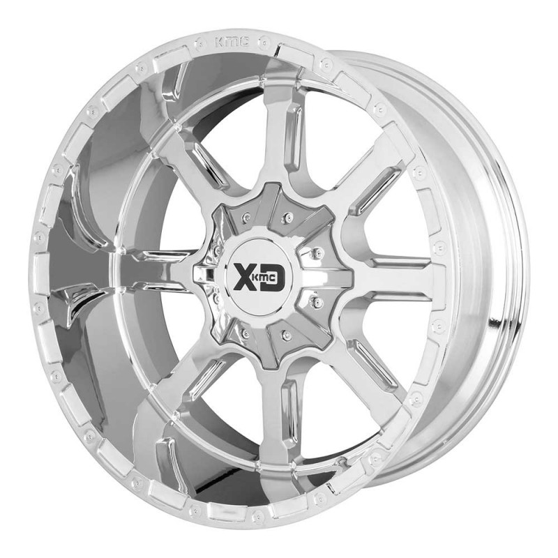 KMC XD838 Mammoth Series Wheel 20x12" - 5x5", 5x5.5" Bolt Pattern, 4.77 Backspacing - Chrome