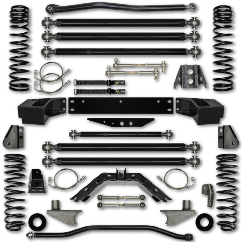 Rock Krawler 2.5" Off-Road Pro Long Arm System Lift Kit with 6" Rear Stretch