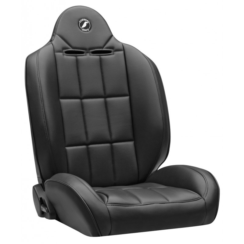 Corbeau Baja RS, Suspension Seat, Black Vinyl (Pair)