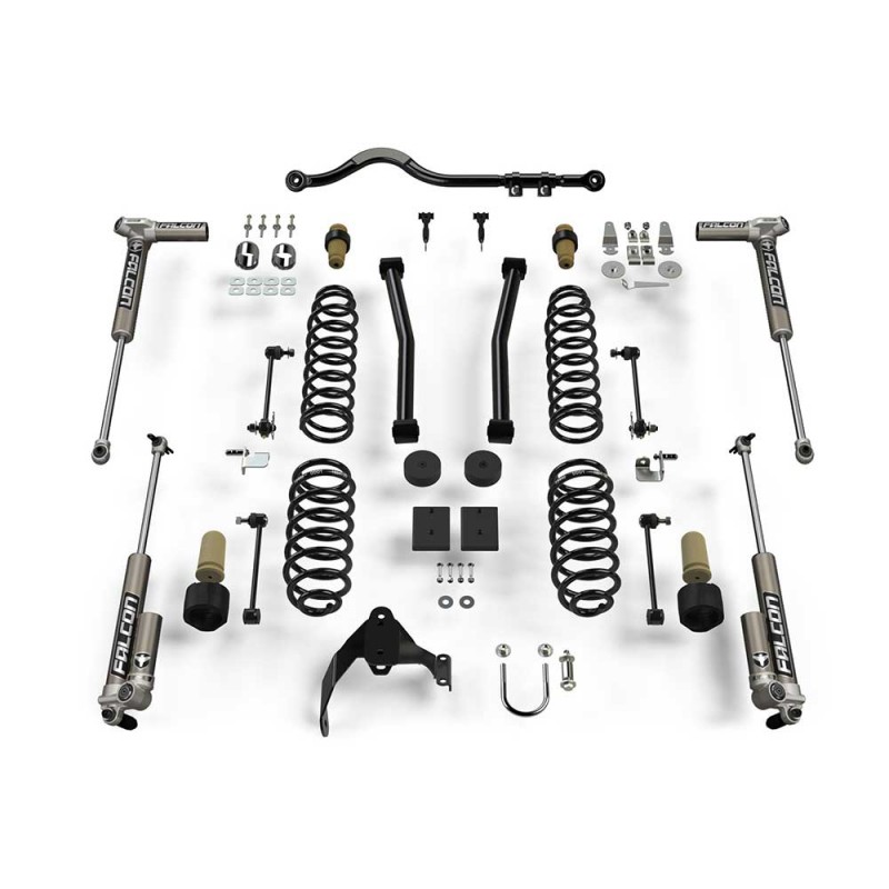 Teraflex 2.5" Sport S/T2 Suspension Lift Kit with 3.1 Falcon Shocks - Up To 35" Tires