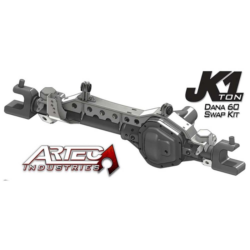 Artec Industries JK 1-Ton Front Ford 60 Swap Kit with Adjustable Truss Upper Link Mount, Single for 3-Link