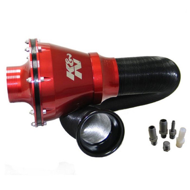 K&N Apollo Universal Cold Air Intake System - Red